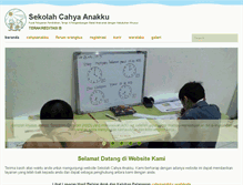 Tablet Screenshot of cahyaanakku.org